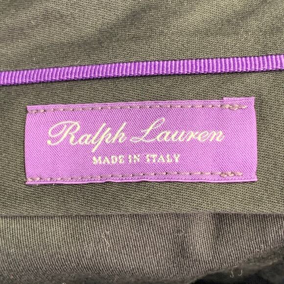 RALPH LAUREN Size 28 Navy Cotton Blend Slim Straight Zip Fly Dress Pants - Picture 4 of 6